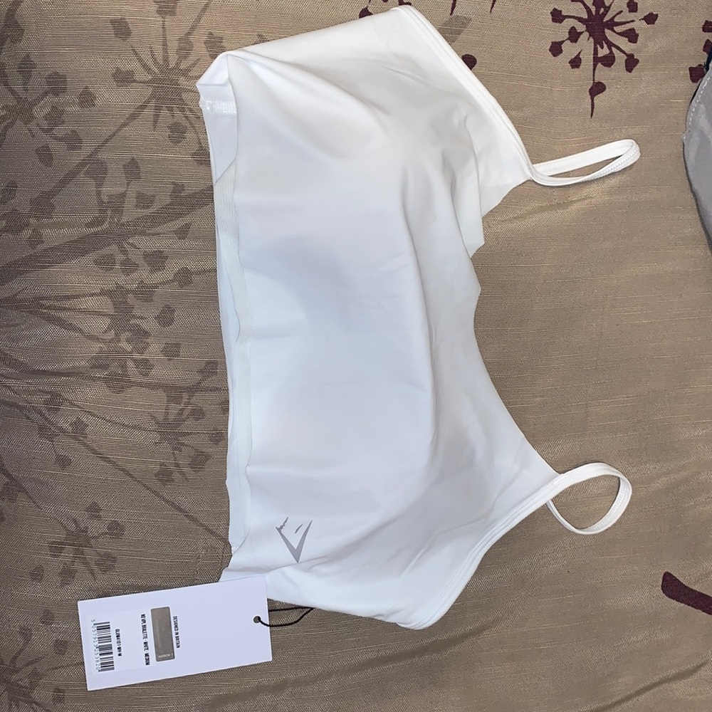 Gymshark no vpl bralette white